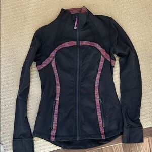 Women's Lululemon Black and Pink Jacket